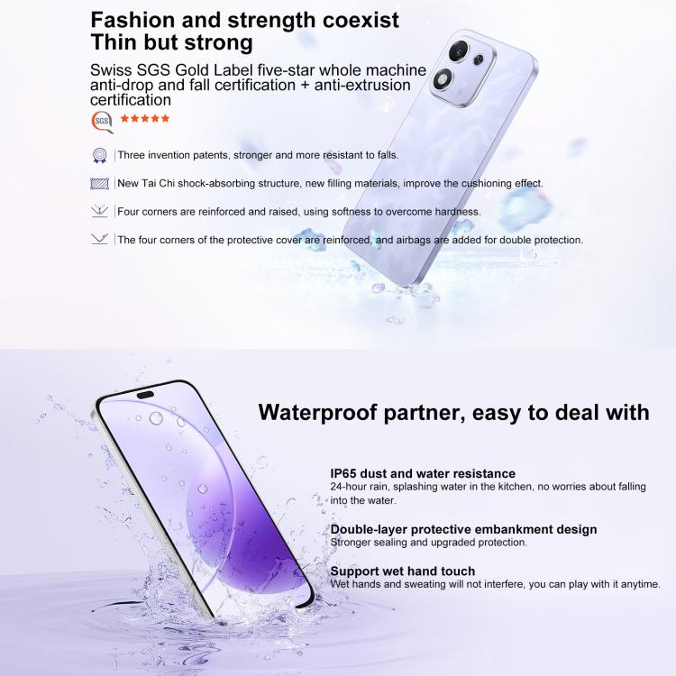 Honor X70i, 12GB+256GB, In-screen Fingerprint, 6.7 inch MagicOS 9.0 Android 15.0 Dimensity 7025 Ultra Octa Core, Network: 5G, OTG, NFC (White) - free shipping - PMc TechLife - Order now!