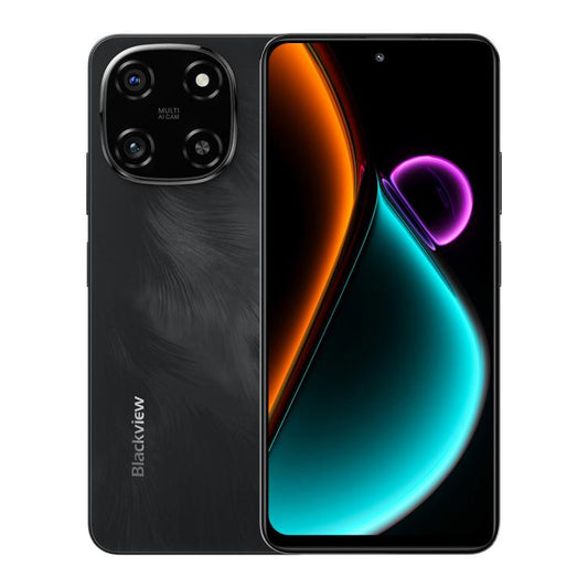 Blackview COLOR 6, 8GB+256GB, Fingerprint & Face Identification, 6.67 inch Android 15 MediaTek Helio G81 Octa Core, Network: 4G (Midnight Black) - free shipping - PMC Jewellery - Order now!