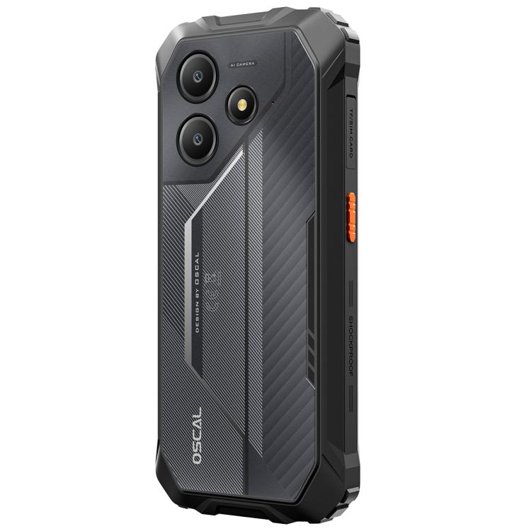 Blackview Oscal Marine 2, 4GB+64GB, 6.56 inch Android 15 Unisoc UMS9230E T615 Octa Core, Network: 4G, OTG, NFC (Black)