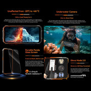 Blackview Oscal Marine 2, 4GB+64GB, 6.56 inch Android 15 Unisoc UMS9230E T615 Octa Core, Network: 4G, OTG, NFC (Orange)