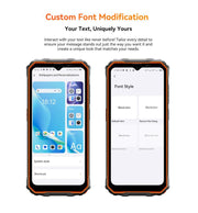 Blackview Oscal Marine 2, 4GB+64GB, 6.56 inch Android 15 Unisoc UMS9230E T615 Octa Core, Network: 4G, OTG, NFC (Orange)
