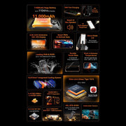 Blackview Oscal Marine 2, 4GB+64GB, 6.56 inch Android 15 Unisoc UMS9230E T615 Octa Core, Network: 4G, OTG, NFC (Orange)