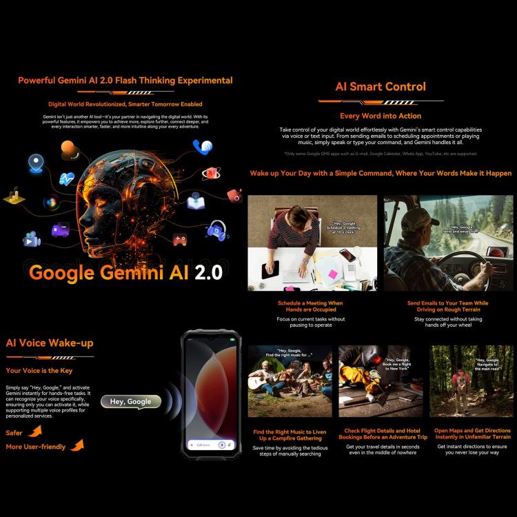 Blackview Oscal Marine 2, 4GB+64GB, 6.56 inch Android 15 Unisoc UMS9230E T615 Octa Core, Network: 4G, OTG, NFC (Orange)