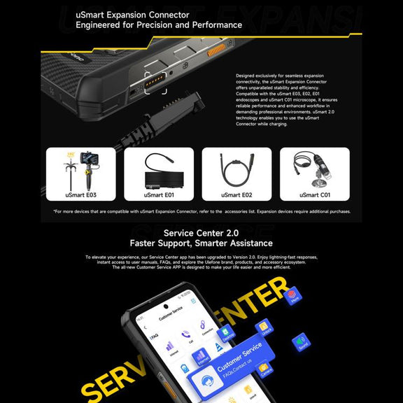 Ulefone Armor 30, 12GB+512GB, Night Vision, IP68/IP69K Rugged Phone, 6.95 inch Android 15 MediaTek Helio G100 Octa Core, Network: 4G, NFC, OTG (Black)