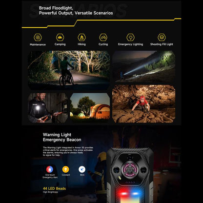 Ulefone Armor 30, 12GB+512GB, Night Vision, IP68/IP69K Rugged Phone, 6.95 inch Android 15 MediaTek Helio G100 Octa Core, Network: 4G, NFC, OTG (Black) - free shipping - PMC Jewellery - Order now!