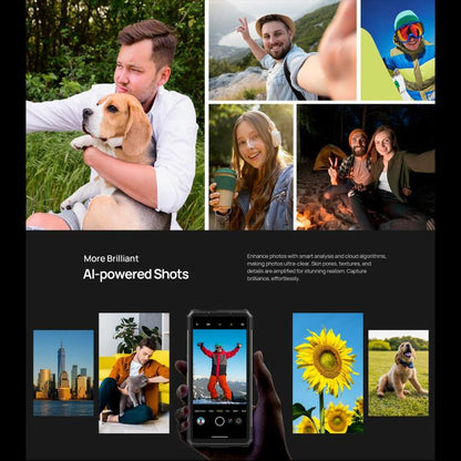 Ulefone Armor 34 Pro Projector, 16GB+512GB, Night Vision, IP68/IP69K Rugged Phone, 6.95 inch Android 15 MediaTek Dimensity 7300 Octa Core, Network: 5G, NFC, OTG (Black) - free shipping - PMC Jewellery - Order now!