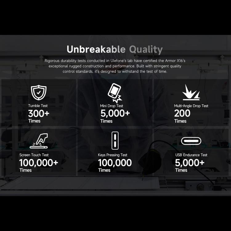Ulefone Armor X16, 6GB+128GB, Night Vision, IP68/IP69K Rugged Phone, 6.56 inch Android 15 MediaTek Helio G91 Octa Core, Network: 4G, NFC, OTG (Sand Dune)