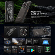 Ulefone Armor X16, 6GB+128GB, Night Vision, IP68/IP69K Rugged Phone, 6.56 inch Android 15 MediaTek Helio G91 Octa Core, Network: 4G, NFC, OTG (Wasteland Shadow)