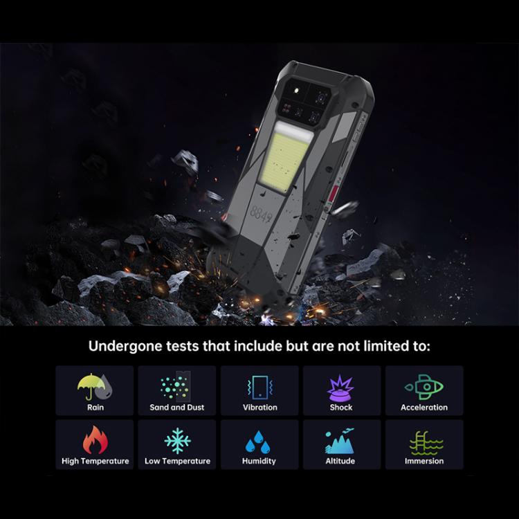 Unihertz Tank 4 Pro Projector Rugged Phone, 18GB+1TB, Night Vision, 6.73 inch Android 14 Dimensity 8300 Octa Core, Network: 5G, NFC (Black) - free shipping - PMC Jewellery - Order now!