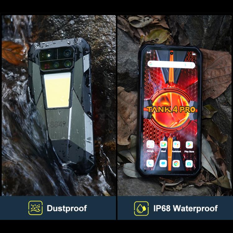 Unihertz Tank 4 Pro Projector Rugged Phone, 18GB+1TB, Night Vision, 6.73 inch Android 14 Dimensity 8300 Octa Core, Network: 5G, NFC (Black) - free shipping - PMC Jewellery - Order now!