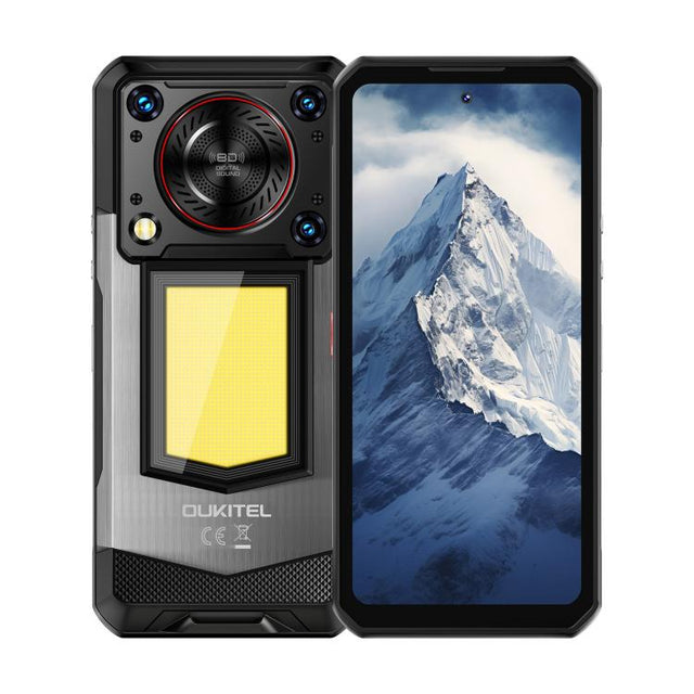 Oukitel WP56 Rugged Phone, 12GB+512GB, 108MP Camera, Fingerprint Identification, 6.8 inch Android 15 MTK Dimensity 7050 Octa Core, NFC, OTG, Network: 5G (Black)