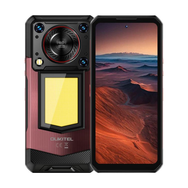 Oukitel WP56 Rugged Phone, 12GB+512GB, 108MP Camera, Fingerprint Identification, 6.8 inch Android 15 MTK Dimensity 7050 Octa Core, NFC, OTG, Network: 5G (Red)
