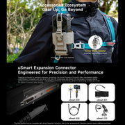 Ulefone Armor 33 Pro Rugged Phone, 16GB+512GB, Night Vision, 6.95 inch + 3.4 inch Dual Screen Android 14 MediaTek Dimensity 7300X Octa Core, Network: 5G, OTG, NFC (Black)