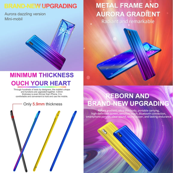 Ulcool V99, 1.54 inch, MTK6261D, Support Bluetooth Sync, Bluetooth Dial, FM, Anti-lost, GSM, Dual SIM (Gradient)