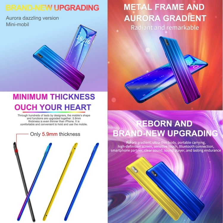 Ulcool V99, 1.54 inch, MTK6261D, Support Bluetooth Sync, Bluetooth Dial, FM, Anti-lost, GSM, Dual SIM (Gradient)