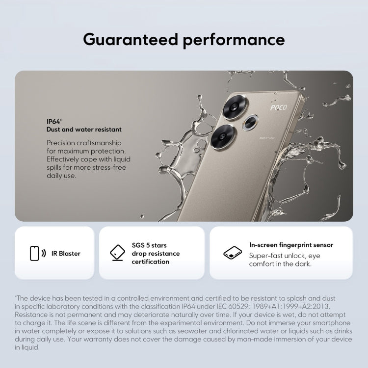 Xiaomi POCO F6 Global, 12GB+512GB, In-screen Fingerprint, 6.67 inch Xiaomi HyperOS Snapdragon 8s Gen 3 Octa Core 3.0GHz, NFC, Network: 5G (Black) - free shipping - PMC Jewellery - Order now!