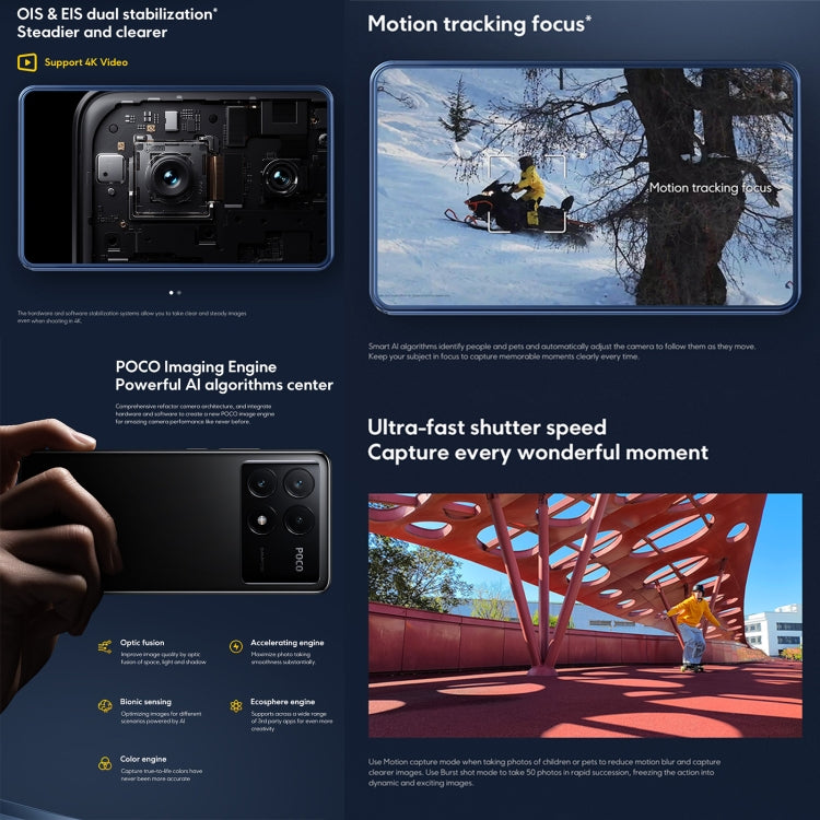 Xiaomi POCO X6 Pro Global, 12GB+512GB, In-screen Fingerprint, 6.67 inch Xiaomi HyperOS MediaTek Dimensity 8300-Ultra Octa Core 3.35GHz, NFC, Network: 5G (Grey) - free shipping - PMC Jewellery - Order now!