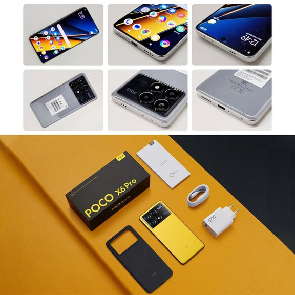 Xiaomi POCO X6 Pro Global, 12GB+512GB, In-screen Fingerprint, 6.67 inch Xiaomi HyperOS MediaTek Dimensity 8300-Ultra Octa Core 3.35GHz, NFC, Network: 5G (Grey)