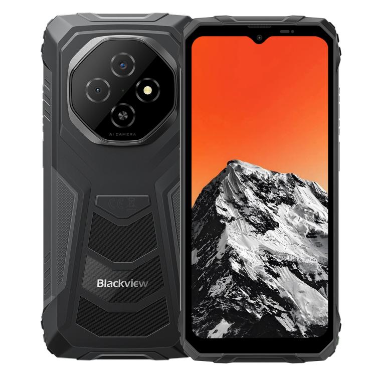 Blackview FORT 1, 6GB+256GB, 6.56 inch Android 15 Unisoc UMS9230E T615 Octa Core, Network: 4G, OTG, NFC (Black) - free shipping - PMC TechLife - Order now!