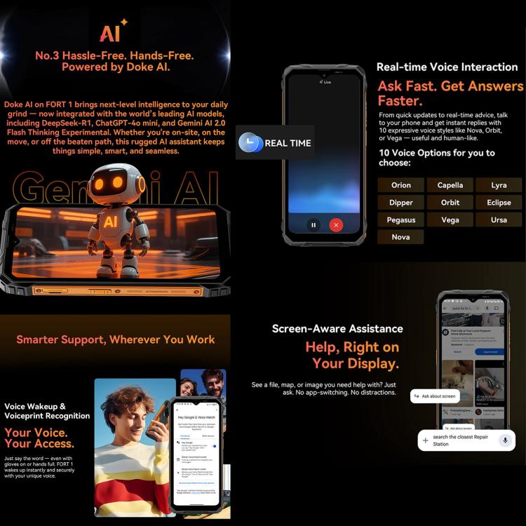 Blackview FORT 1, 6GB+256GB, 6.56 inch Android 15 Unisoc UMS9230E T615 Octa Core, Network: 4G, OTG, NFC (Green) - free shipping - PMC TechLife - Order now!