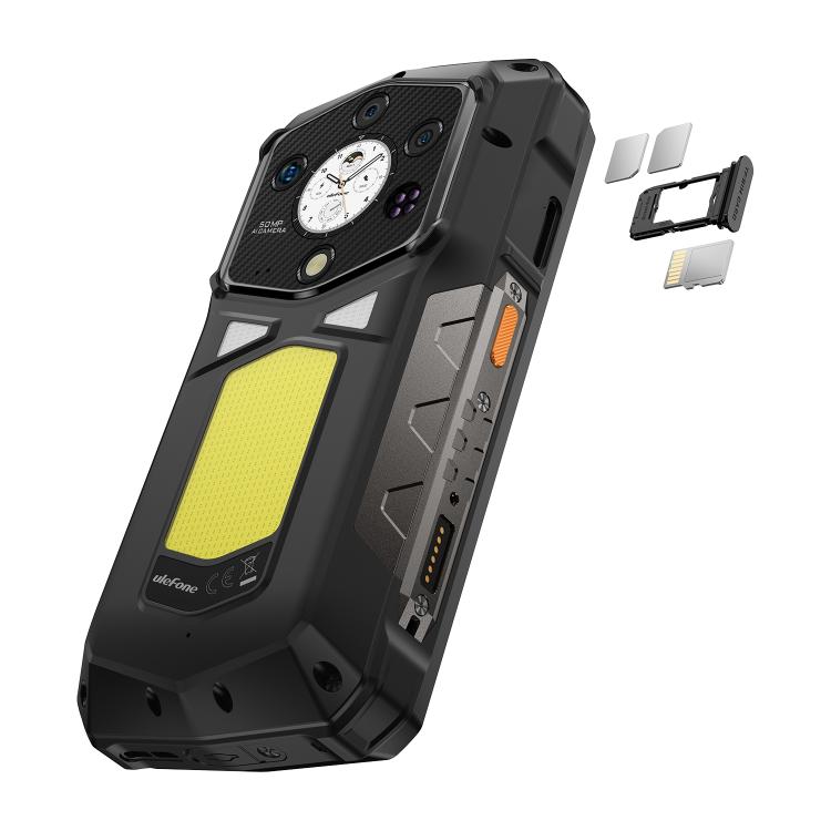 Ulefone Armor 29 Ultra Rugged Phone, 16GB+1TB, Night Vision, 6.67 inch + 1.04 inch Android 15 MediaTek Dimensity 9300+ Octa Core, Network: 5G, Versatile LED Light, Warning Light (Black)