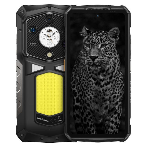 Ulefone Armor 29 Ultra Rugged Phone, 16GB+1TB, Night Vision, 6.67 inch + 1.04 inch Android 15 MediaTek Dimensity 9300+ Octa Core, Network: 5G, Versatile LED Light, Warning Light (Black)