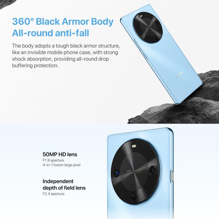 HUAWEI Enjoy 70X Vitality Edition, 8GB+128GB, Screen Fingerprint Identification, 6.78 inch HarmonyOS 4.2 Octa Core, OTG, Not Support Google Play (Black)