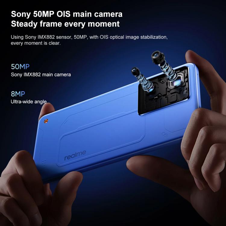 Realme Neo7 SE, 12GB+256GB, 6.78 inch Android 15 / Realme UI 6.0 MediaTek Dimensity 8400-MAX Octa Core, NFC, Network: 5G (Blue) - free shipping - PMC Jewellery - Order now!