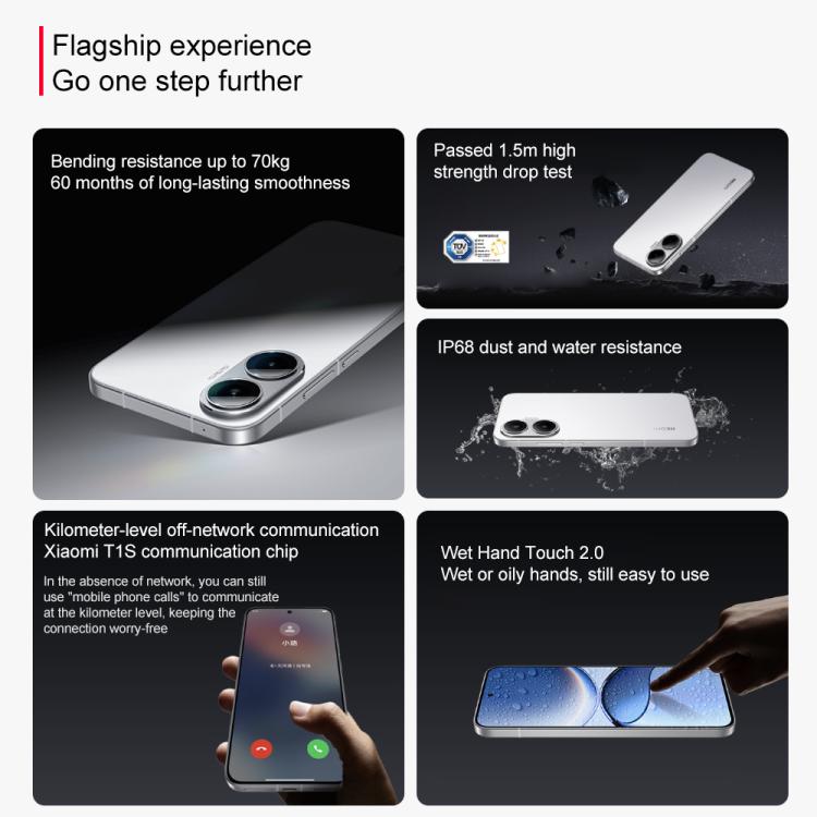 Xiaomi REDMI Turbo 4 Pro, 12GB+256GB, 6.83 inch Xiaomi HyperOS 2 Snapdragon 8s Gen 4 Octa Core, NFC, Network: 5G (White) - free shipping - PMc TechLife - Order now!