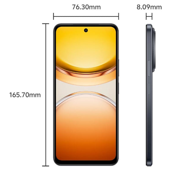 vivo Y300i, 8GB+128GB, Face ID / Side Fingerprint, 6.68 inch Android 15 OriginOS 5 Snapdragon 4 Gen 2 Octa Core, OTG, NFC, Network: 5G (Black)