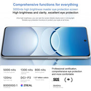vivo Y300 Pro+, 12GB+256GB, Face ID / Screen Fingerprint, 6.77 inch Android 15 OriginOS 5 Snapdragon 7s Gen 3 Octa Core, OTG, NFC, Network: 5G (Silver)