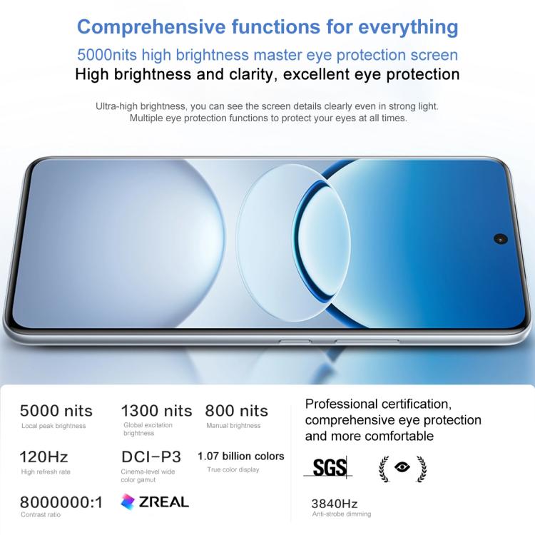 vivo Y300 Pro+, 12GB+256GB, Face ID / Screen Fingerprint, 6.77 inch Android 15 OriginOS 5 Snapdragon 7s Gen 3 Octa Core, OTG, NFC, Network: 5G (Silver)