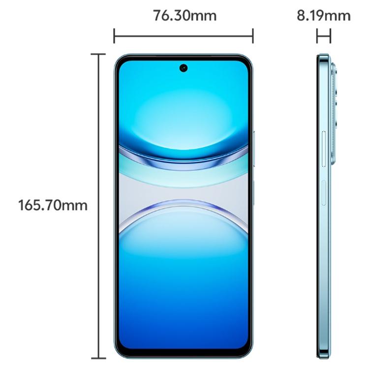 vivo Y300t, 12GB+256GB, Face ID / Side Fingerprint,  6.72 inch Android 15 OriginOS 5 Dimensity 7300 Octa Core, OTG, NFC, Network: 5G (Aqua Blue) - free shipping - PMc TechLife - Order now!