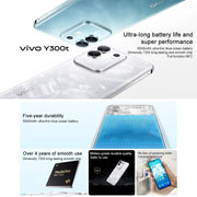 vivo Y300t, 12GB +512GB, Face ID / Side Fingerprint,  6.72 inch Android 15 OriginOS 5 Dimensity 7300 Octa Core, OTG, NFC, Network: 5G (Aqua Blue)