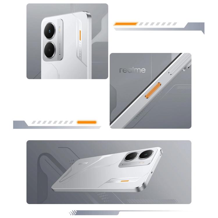 Realme 14, 16GB+256GB, Screen Fingerprint Identification, 6.67 inch Realme UI 6.0 Snapdragon 6 Gen 4 Octa Core, NFC, Network: 5G (Silver)