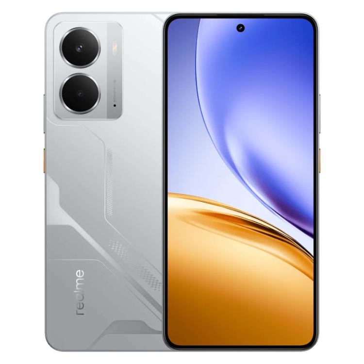 Realme 14, 16GB+512GB, Screen Fingerprint Identification, 6.67 inch Realme UI 6.0 Snapdragon 6 Gen 4 Octa Core, NFC, Network: 5G (Silver) - free shipping - PMc TechLife - Order now!