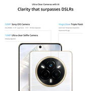Realme 14 Pro, 16GB+512GB, Screen Fingerprint Identification, 6.77 inch Realme UI 6.0 Dimensity 7300 Octa Core, NFC, Network: 5G (White)