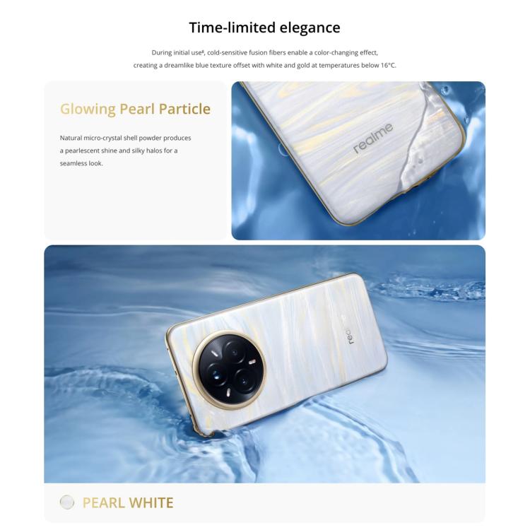 Realme 14 Pro+, 12GB+256GB, Screen Fingerprint Identification, 6.83 inch Realme UI 6.0 Snapdragon 7s Gen 3 Octa Core, NFC, Network: 5G (Grey) - free shipping - PMc TechLife - Order now!