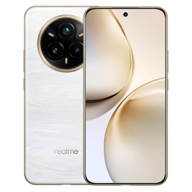 Realme 14 Pro+, 12GB+512GB, Screen Fingerprint Identification, 6.83 inch Realme UI 6.0 Snapdragon 7s Gen 3 Octa Core, NFC, Network: 5G (White)