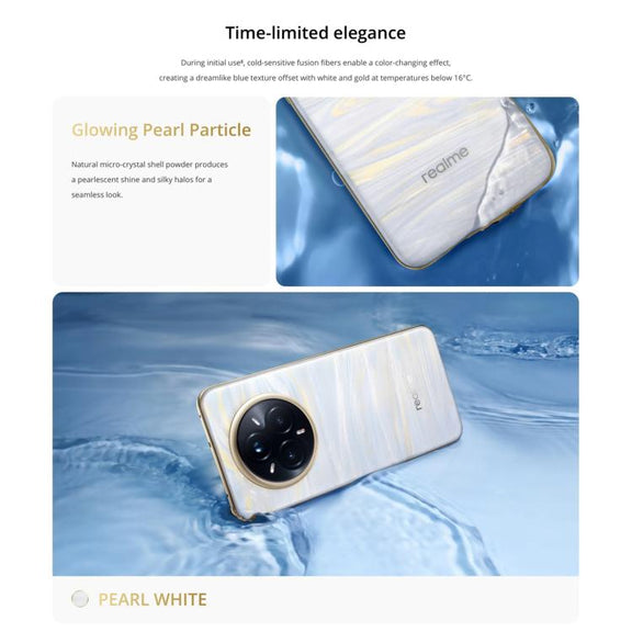 Realme 14 Pro+, 12GB+512GB, Screen Fingerprint Identification, 6.83 inch Realme UI 6.0 Snapdragon 7s Gen 3 Octa Core, NFC, Network: 5G (White)