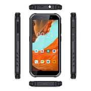 UNIWA F963 Pro Rugged Smart Phone, 4GB+64GB, 5.5 inch Android 13, Unisoc T606 Octa Core, NFC, Fingerprint Unlock, 4G Network, EU Plug (Black Grey)