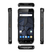 UNIWA M600 IP67 Rugged Phone, 4GB+64GB, 6 inch Android 12, MediaTek MT6762 Octa Core, Network: 4G, UK Plug (Black)