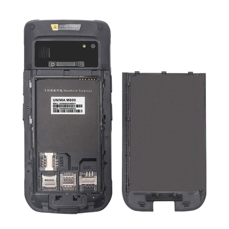 UNIWA M600 IP67 Rugged Phone, 4GB+64GB, 6 inch Android 12, MediaTek MT6762 Octa Core, Network: 4G, UK Plug (Black)