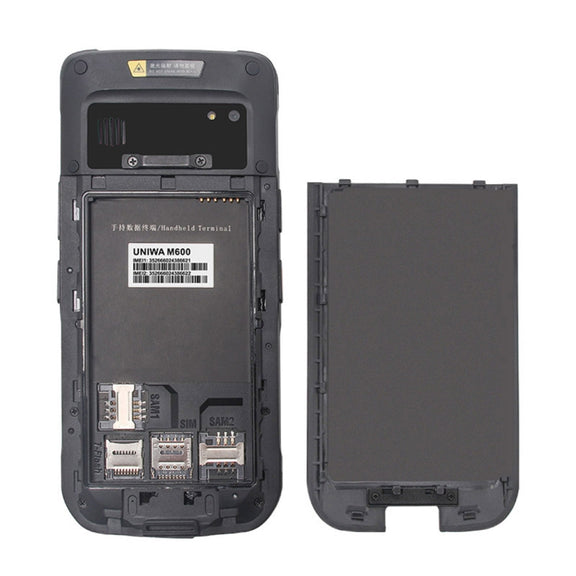UNIWA M600 IP67 Rugged Phone, 4GB+64GB, 6 inch Android 12, MediaTek MT6762 Octa Core, Network: 4G, AU Plug (Black)