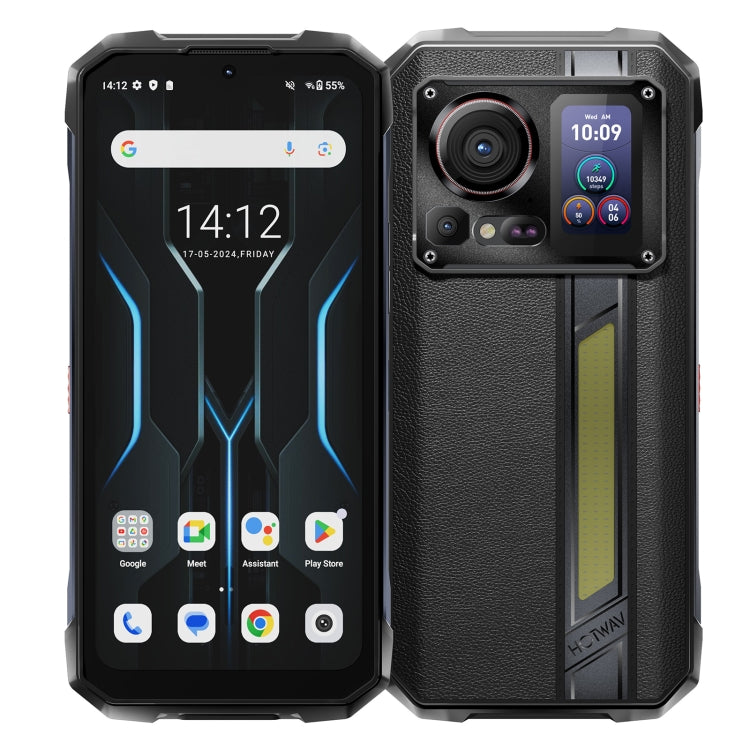 HOTWAV Hyper 7 Pro Rugged Phone, 16GB+256GB, 10800mAh, 6.6 inch Android 14 MediaTek Dimensity 7050 5G, Network: 5G, OTG, NFC (Black) - free shipping - PMC Jewellery - Order now!