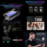 HOTWAV Hyper 7 Pro Rugged Phone, 16GB+256GB, 10800mAh, 6.6 inch Android 14 MediaTek Dimensity 7050 5G, Network: 5G, OTG, NFC (Black)