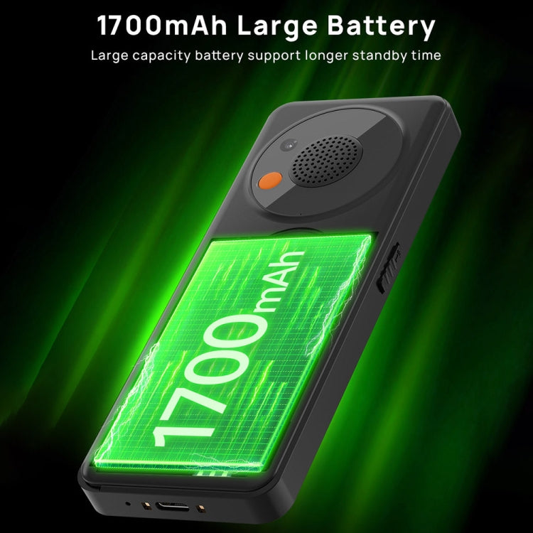 UNIWA V2000 Elder Keypad Phone, 2.4 inch Unisoc T107, 1700mAh Battery, LED Flashlight, SOS, Network: 4G, AU Plug (Red)