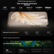vivo S20, 12GB+256GB, Face ID / Screen Fingerprint Identification, 6.67 inch Android 15 Snapdragon 7 Gen 3 Octa Core, OTG, NFC, Network: 5G (Gold)