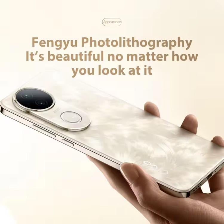 vivo S20, 12GB+256GB, Face ID / Screen Fingerprint Identification, 6.67 inch Android 15 Snapdragon 7 Gen 3 Octa Core, OTG, NFC, Network: 5G (Gold)