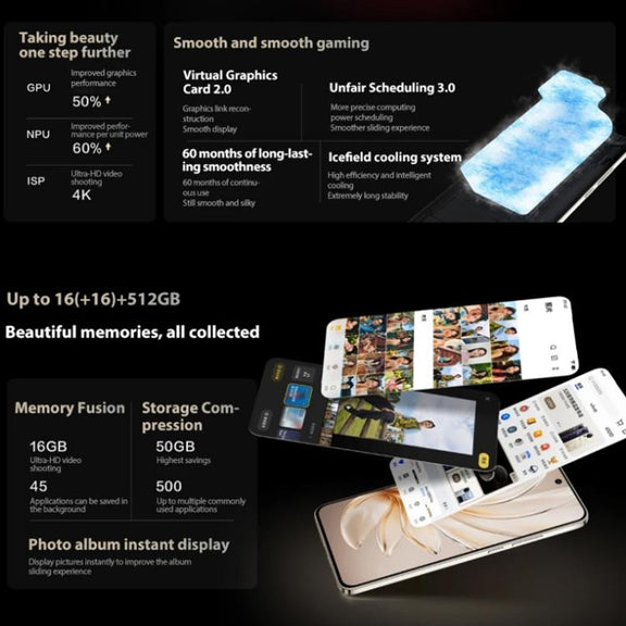 vivo S20, 12GB+256GB, Face ID / Screen Fingerprint Identification, 6.67 inch Android 15 Snapdragon 7 Gen 3 Octa Core, OTG, NFC, Network: 5G (Gold)